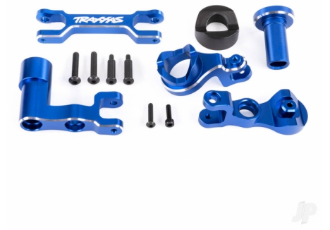 Traxxas Steering Bellcranks Drag Link 6061-T6 Aluminium Blue TRX7843-BLUE