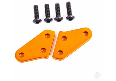 Traxxas Steering Block Arms Aluminium Orange Pair 9537 9637 TRX9636T