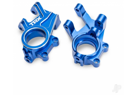 Traxxas Steering Blocks 6061-T6 Aluminium Blue Anodised Left Right TRX10936-BLUE