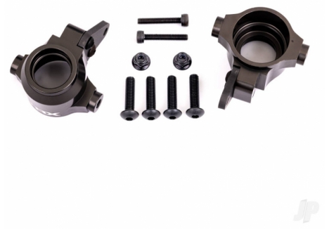 Traxxas Steering Blocks 6061-T6 Aluminium Dark Titanium TRX9635A