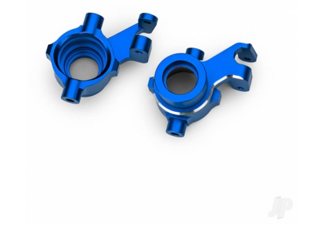 Traxxas Steering Blocks 6061-T6 Aluminium Left Right Blue TRX10237-BLUE