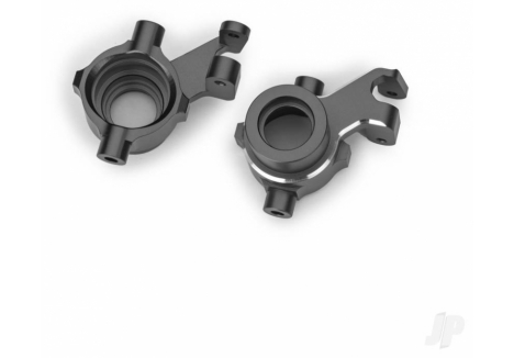 Traxxas Steering Blocks 6061-T6 Aluminium Left Right Grey TRX10237-GRAY