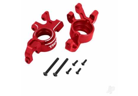 Traxxas Steering Blocks 6061-T6 Aluminium Red Anodised TRX7836-RED