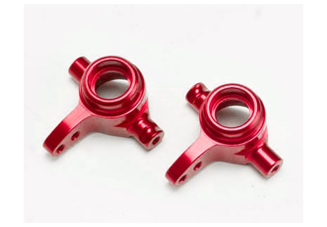 Traxxas Steering Blocks 6061-T6 Aluminium Red TRX6837R