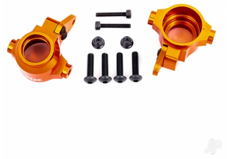 Traxxas Steering Blocks 6061-T6 Aluminium Suspension Upgrade Orange TRX9635T
