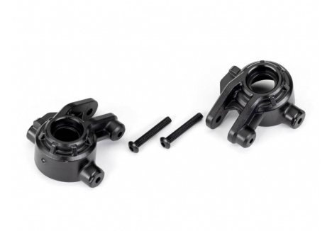 Traxxas Steering Blocks Extreme Heavy Duty Black Left Right Pair TRX9037