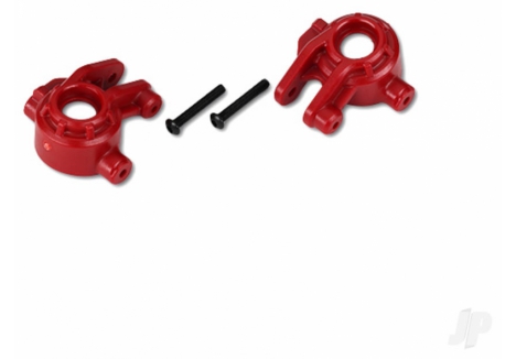 Traxxas Steering Blocks Extreme Heavy Duty Left Right Red TRX9037R