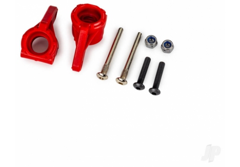 Traxxas Steering Blocks Extreme Heavy Duty Red 1/10 2WD TRX9137-RED