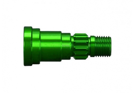 Traxxas Stub axle, aluminium (Green-anodised) (1pc) (use only with #7750X driveshaft) TRX7768G