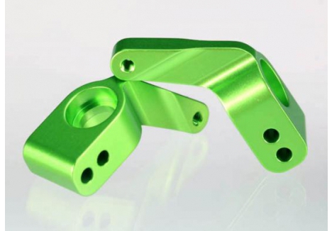 Traxxas Stub Axle Carriers Aluminium Green 2 pcs TRX3652G