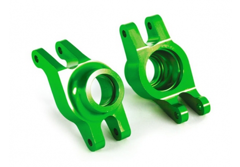 Traxxas Stub Axle Carriers Rear 6061-T6 Aluminium Green 2pcs TRX8952G