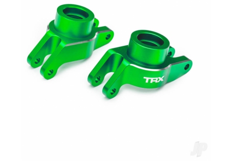 Traxxas Stub Axle Carriers Rear 6061-T6 Aluminium Left Right Green TRX10252-GRN