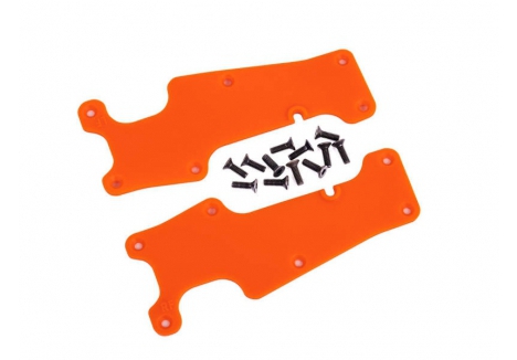 Traxxas Suspension Arm Covers Front Orange RC Car Parts TRX9633T
