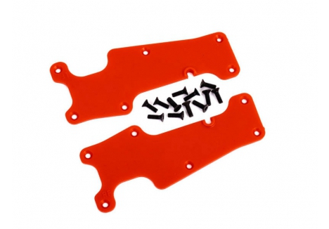 Traxxas Suspension Arm Covers Front Red RC Car Parts TRX9633R