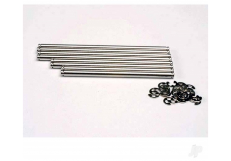 Traxxas Suspension Hinge Pin Set Stainless Steel with E-Clips TRX4939X