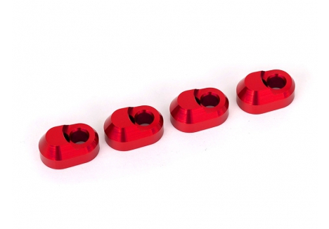 Traxxas Suspension Pin Retainer Aluminium Red Anodised 4pc TRX7743-RED