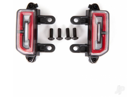 Traxxas Tail light assembly, complete (2)/ 3x8mm BCS (4) (fits #9211 body) TRX9221