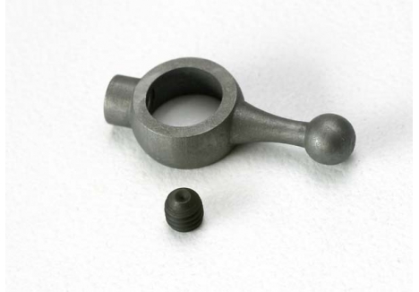 Traxxas Throttle arm, carburetor / 3mm Set screw (1-each) (TRX 2.5, 2.5R) TRX5243