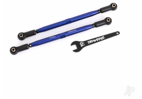 Traxxas Toe links, front (Tubes Blue-anodised, 6061-T6 aluminium) (2 pcs) (for use with #7895 X-Maxx WideMaxx suspension kit) TRX7897X