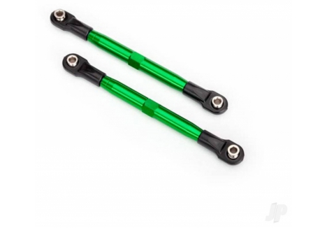 Traxxas Toe links (Tubes Green-anodised, 7075-T6 aluminium, stronger than Titanium) (87mm) (2 pcs) / rod ends (4 pcs) / aluminium wrench (1pc) TRX6742G