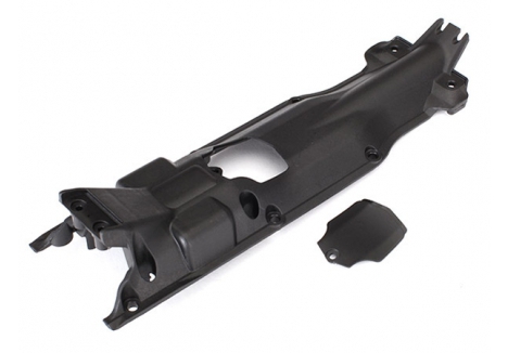 Traxxas Transmission Skid Plate Nylon Black with Cover TRX5637X