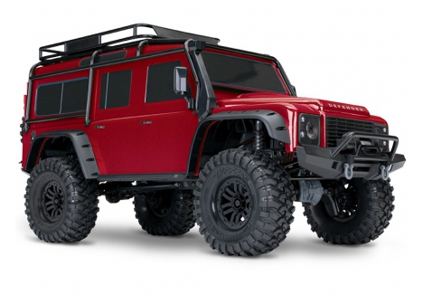 Traxxas TRX-4 Land Rover Defender 1/10 4WD RC Trail Crawler Red TRX82256-4-RED