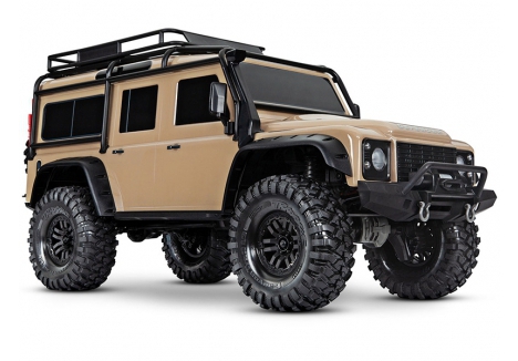 Traxxas TRX-4 Land Rover Defender 1/10 4WD RC Trail Crawler Sand TRX82256-4-SAND