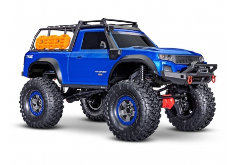 Traxxas TRX-4 Sport High Trail Edition 1:10 4WD Electric Trail Crawler, Metallic Blue (+ TQi 2-ch, XL-5 HV, Titan 550) TRX82044-4-BLUE