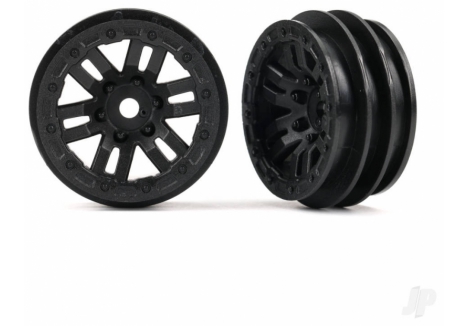 Traxxas TRX-4M 1.0 Inch Wheels Black 7mm Hex 1/18 Scale Rock Crawler TRX9768