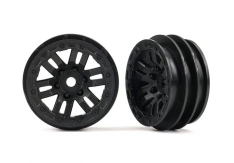 Traxxas TRX-4M 1.0in Wheels (Black) (2) TRX9768