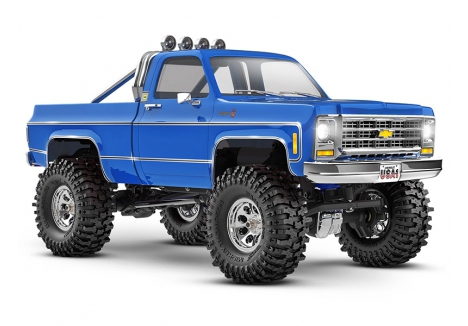 Traxxas TRX-4M 1979 Chevrolet K10 1:18 4WD Electric Trail Crawler, Blue (+ TQ, ECM-2.5, Titan 87T, 750mAh LiPo, USB Charger) TRX97064-1-BLUE