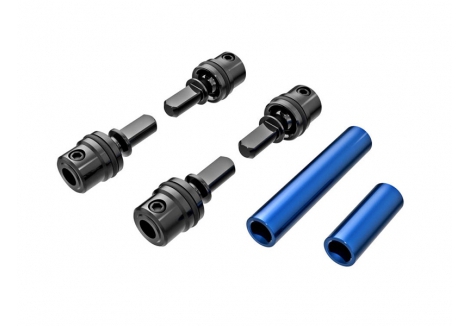 Traxxas TRX-4M Driveshafts, Centre, Male (Metal) (4)/ Driveshafts, TRX9751-BLUE Centre, Female, Aluminium 6061-T6 (Blue-Anodised) (Front/ Rear) 