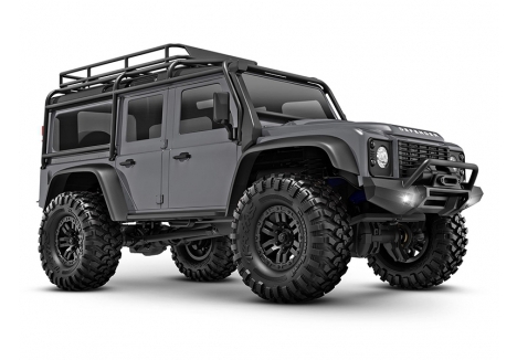 Traxxas TRX-4M Land Rover Defender 1:18 4WD Electric Trail Crawler, Silver (+ TQ, ECM-2.5, Titan 87T, 750mAh LiPo, USB Charger, Clipless Body) TRX97054-1-SLVR
