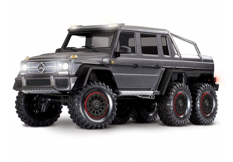 Traxxas TRX-6 Mercedes-Benz G 63 AMG 1/10 6WD RC Rock Crawler Silver TRX88296-4-SLVR