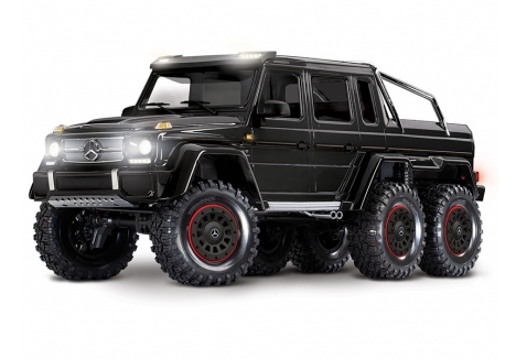 Traxxas TRX-6 Mercedes-Benz G 63 AMG 1/10 6x6 RC Crawler Black TRX88296-4-BLK
