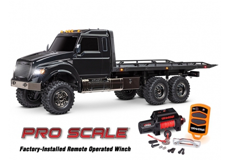 Traxxas TRX-6 Ultimate 1/10 6x6 Brushless RC Hauler Flatbed Truck Black TRX88086-84-BLK