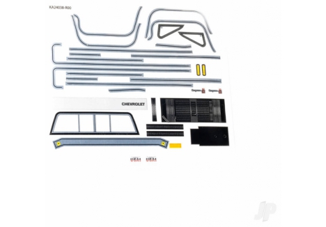 Traxxas TRX9898 1:18 Decal Sheet Chevrolet K10 Monster Truck 1979