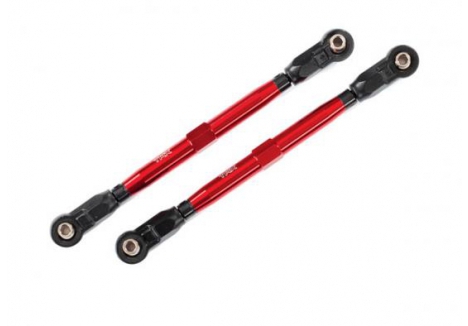 Traxxas TUBES Front Toe Links 7075-T6 Aluminium Red TRX8997R