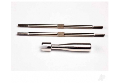 Traxxas Turnbuckles, Titanium 94mm (Front tie rods) (2 pcs) / billet aluminium wrench TRX2338X