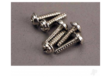 Traxxas Washerhead Self-Tapping Screws 3x12mm 6 Pack TRX3286