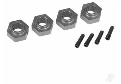 Traxxas Wheel Hubs 12mm Hex 6061-T6 Aluminium Charcoal Grey 4 Pack TRX8269A