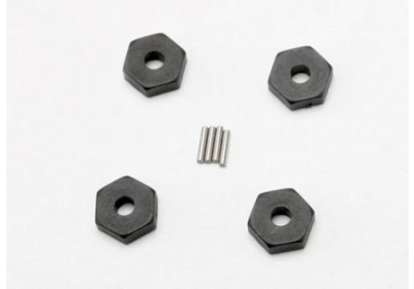 Traxxas Wheel Hubs Hex 1/16 E-Revo 4 Pack with Axle Pins TRX7154