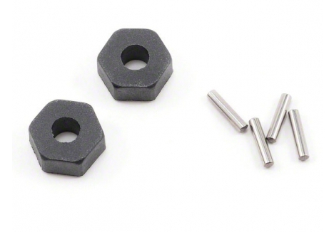 Traxxas Wheel Hubs, hex (2 pcs) / stub axle pins (2 pcs) TRX1654