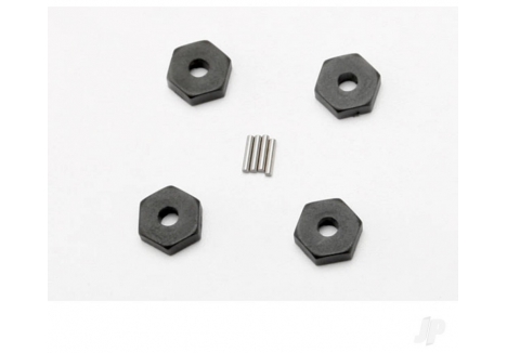 Traxxas Wheel Hubs Hex 4 pieces with Axle Pins 1.5x8mm 4 pieces TRX7154