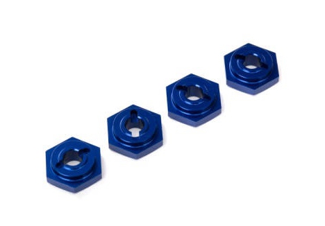 Traxxas Wheel Hubs Hex Aluminium Blue Anodised 1/16 4 Pack TRX7154X