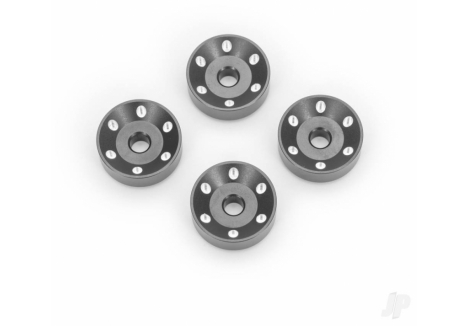 Traxxas Wheel Washers Machined Aluminium Grey 4 Pieces TRX10257-GRAY