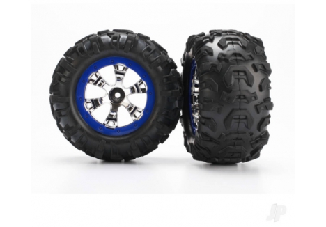 Traxxas Wheels and Tyres Assembled Glued Canyon AT Tyres 1 Left 1 Right TRX7274