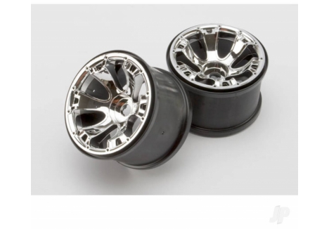 Traxxas Wheels, Geode 3.8in (Chrome) (2 pcs) TRX5671