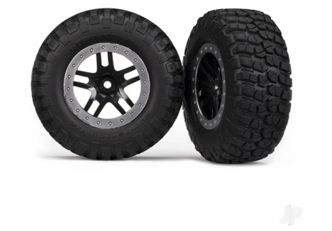 Traxxas Wheels Tyres BFGoodrich Mud-Terrain T/A KM2 2pcs TRX5885