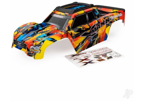 Traxxas X-Maxx 1/7 RC Monster Truck Body Solar Flare TRX7811X